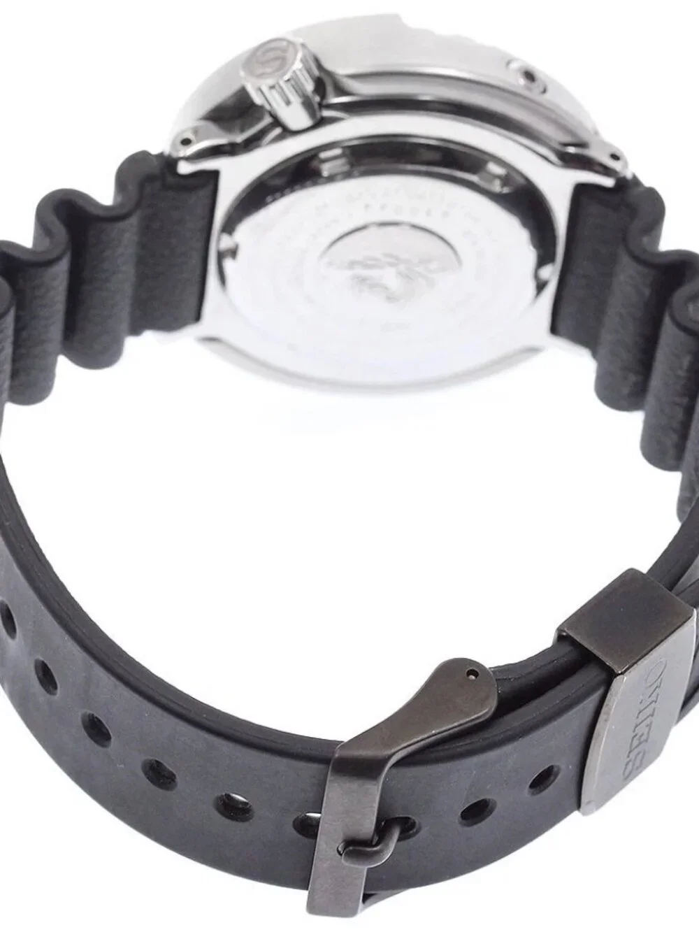 SEIKO Marine master SBBN017/7C46-0AC0 Day date black Dial Quartz Men's_961861
